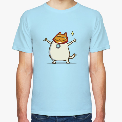 Футболка с принтом Айронкот — Пятничный Котик №32
