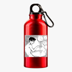 Металлическая бутылка 400 мл UV-DTF