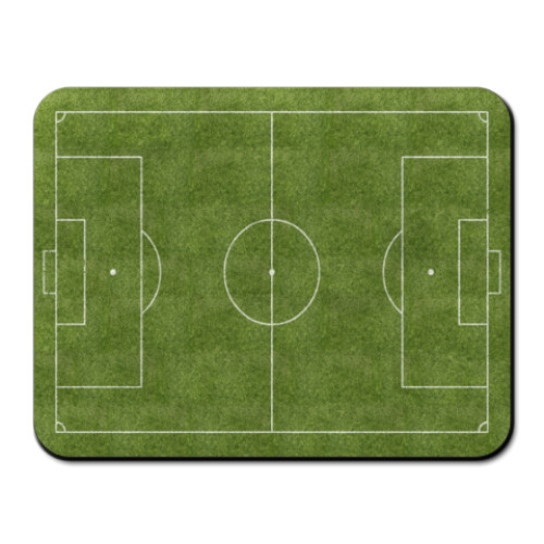 Коврик для мыши с принтом Футбольное поле