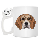 Кружка с футбольным мячиком