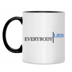 Кружка двухцветная