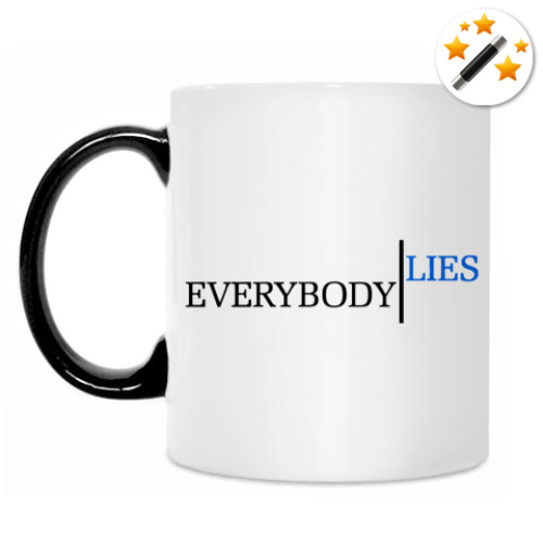 Кружка-хамелеон с принтом House