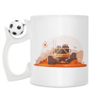 Кружка с футбольным мячиком