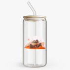 Банка с бамбуковой крышкой