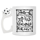 Кружка с футбольным мячиком