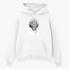 Толстовка худи оверсайз