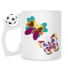 Кружка с футбольным мячиком