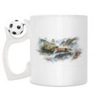 Кружка с футбольным мячиком