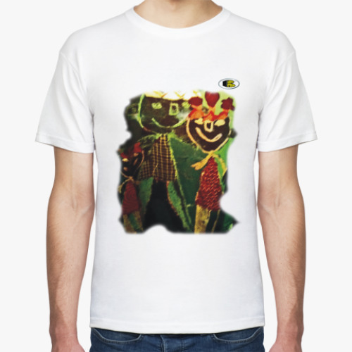 Футболка с принтом Человечки