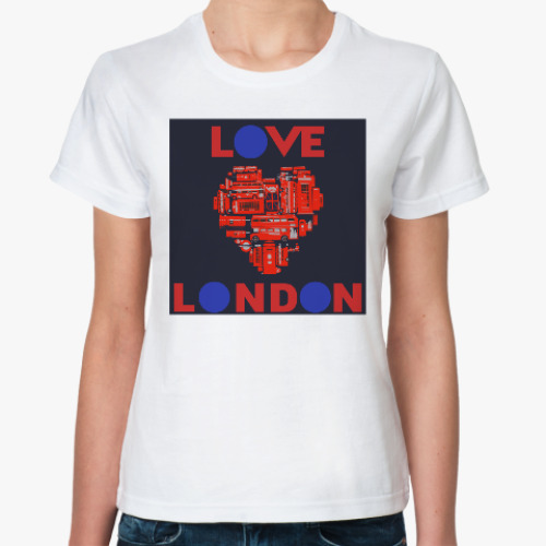 Классическая футболка love london
