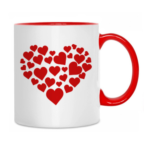 Кружка с принтом Амур