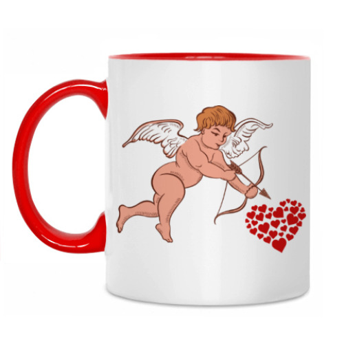 Кружка с принтом Амур