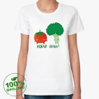 Женская футболка органик