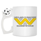 Кружка с футбольным мячиком