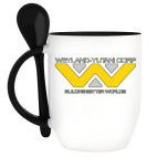 Кружка с ложкой