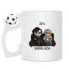 Кружка с футбольным мячиком