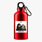 Металлическая бутылка 400 мл UV-DTF