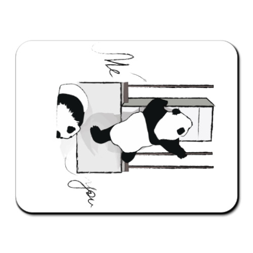 Коврик для мыши Climbing animals: Panda