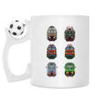 Кружка с футбольным мячиком