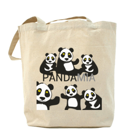 Сумка шоппер 'Панда'