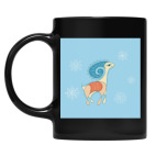 Кружка цветная UV-DTF