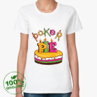 Женская футболка органик