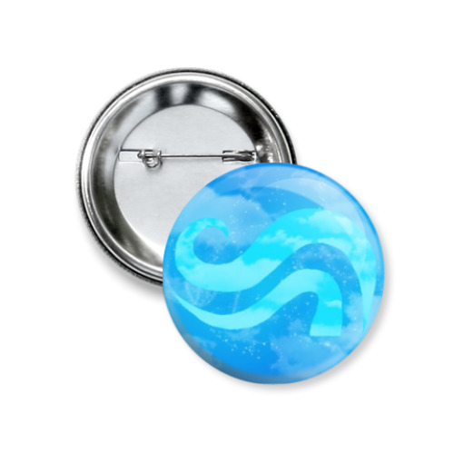 Значок 37мм с принтом Homestuck John Egbert God Tiers