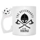 Кружка с футбольным мячиком