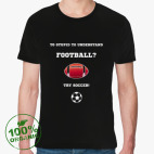 Мужская футболка органик