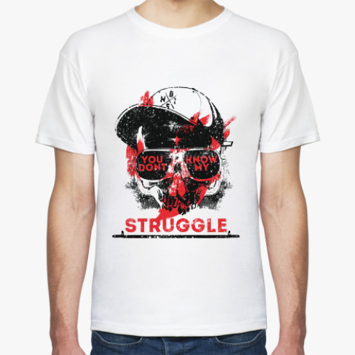 Футболка с принтом Struggle
