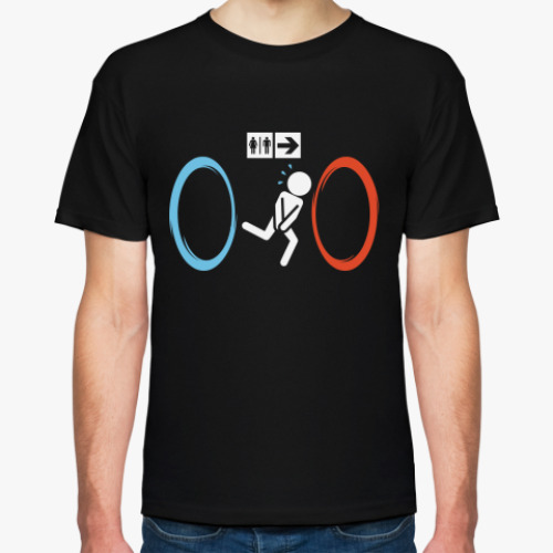 Футболка с принтом Portal 2