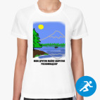 Женская спортивная футболка