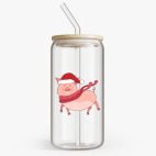 Банка с бамбуковой крышкой