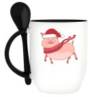 Кружка с ложкой