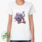 Микрослон на мопеде