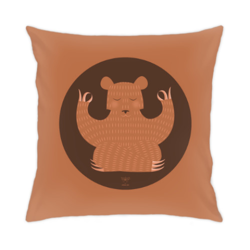 Подушка Animal Zen: B is for Bear