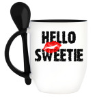 Кружка с ложкой