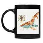 Кружка цветная UV-DTF