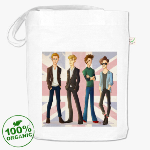 Сумка шоппер Wholock(Шерлок,Доктор Кто)