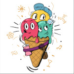 Смешные шарики мороженного