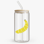 Банка с бамбуковой крышкой