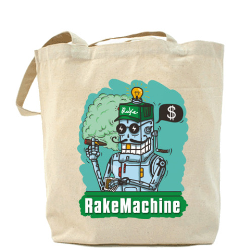 Сумка шоппер с принтом RakeMachine
