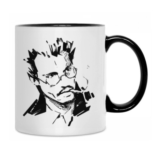 Кружка с принтом Джонни Депп