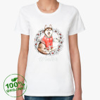 Женская футболка органик