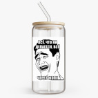 Банка с бамбуковой крышкой