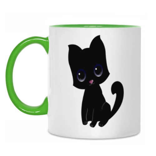 Кружка с принтом Kitten