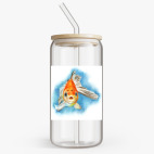 Банка с бамбуковой крышкой