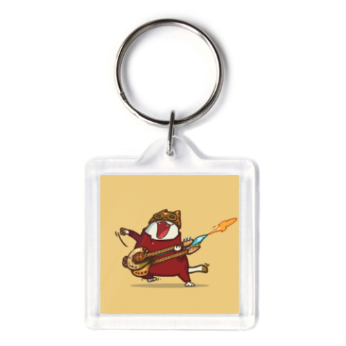 Брелок с принтом Пятничный Котик №9