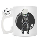 Кружка с футбольным мячиком