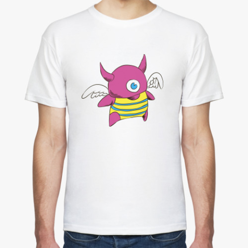 Футболка с принтом Monsters / Pink mo